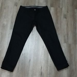 Mens moncler black wool pants